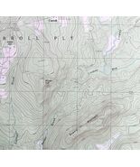 Map Bowers Mountain Maine USGS 1988 Topographic Geological 1:24000 27x22... - $821.16 MXN