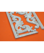 2 Wood Carved Corner Onlay Applique Frame Moulding Molding Pair Shelf Wa... - $12.99