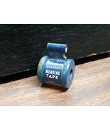 Vintage Dennison Transparent Mending Tape No 1 Blue Wood Wooden Spool USA - $13.09