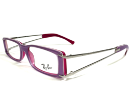 Ray-Ban Eyeglasses Frames RB5091 2217 Purple Pink Silver Rectangular 51-16-135 - £58.82 GBP