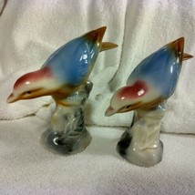 Royal Copley swallows two vintage pastels 4 1/2 inches very nice glaze chip - £19.75 GBP