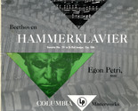 Beethoven Hammerklavier Sonata No 29 in B Flat Major Op 106 [Vinyl] - £39.10 GBP