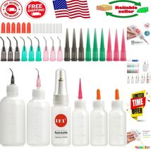 Precision Tip Applicator Bottle Set - 6 Mini Glue Squeeze Bottles for Cr... - $280.49 MXN