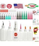 Precision Tip Applicator Bottle Set - 6 Mini Glue Squeeze Bottles for Cr... - $21.25 CAD