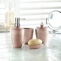 Rose Golden Shimmer Bath Accessories - £27.97 GBP