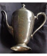 Gorgeous Antique Silverplate Holloware Footed Coffee Pot – VGC – ROGERS ... - $95.03 CAD