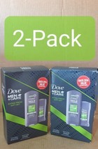 2x Dove Men Care Extra Fresh 2 Pcs Gift Set Body Wash 13.5 oz, 2.7 oz Deodorant  - $14.95