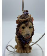 Wizard of Oz Cowardly Lion Ornament figurine Smithsonian Christmas Vintage  - £8.99 GBP