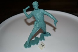 Louis Marx 1963  6&quot; Russian Soldier Green Resin w/ Grenade &amp; Pistol Vint... - £13.15 GBP