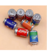 Dollhouse Soda Cans Name Brand Replica Pepsi Coke Sprite Fanta 1/12 Scal... - $4.87 CAD+