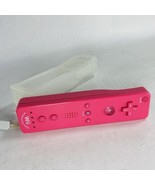 Official Nintendo Motion Plus Wii Controller Pink RVL-036 Remote &amp; Cover... - $25.99
