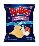 Ruffles Party Size All Dressed Potato Chips 350gm MADE IN CANADA - $140.59 MXN