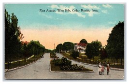 First Avenue Street View Cedar Rapids Iowa IA UNP DB Postcard Y4 - £2.75 GBP