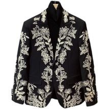 Men Insomnia Manzini Blazer Stage Performer Singer Prom MZN138 Burgundy Lace new image 15