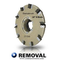 18&quot; Diamabrush Concrete Mastic Adhesives Epoxies Removal Tool 25 Grit  - £370.21 GBP