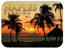 Naples Florida Beach Sunset Fridge Magnet - $7.99