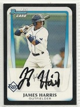 James Harris Signed autographed Card 2011 Bowman Draft picks and prospects - £7.65 GBP