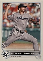 2022 Topps Series 1 Zach Thompson RC 1st Edition - Card #227 - MLB Miami Marlins - £1.57 GBP