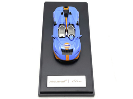 McLaren Elva Convertible Light Blue with Orange Accents &quot;Gulf Oil&quot; 1/64 Diecast  - $62.39