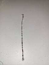 Vintage Avon Silver Twist Bracelet 7&quot; - £2.28 GBP