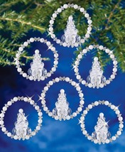 Holiday Beaded Ornament Kit-Christmas Tree Wreath Makes 12 (Pack of 1) - $808.91 MXN