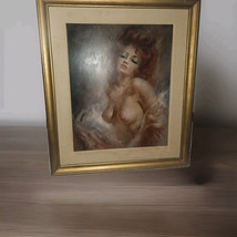 Julian Ritter Print, Portrait Of A Blonde, Boudoir Fantasy  28&quot; X 24&quot; - £159.04 GBP