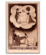 Walter Wellman Comic Man Dreaming Soquel CA Fancy Cancel DB Postcard R26 - $180.68 MXN