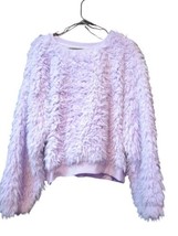 No Boundaries Purple Yeti Cropped Pullover Top Size Juniors X-Large   15... - $10.88