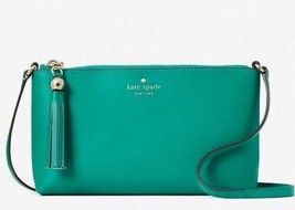 New Kate Spade Amy Ivy Street Crossbody Smooth Leather Winter Green / Dust bag - £67.58 GBP