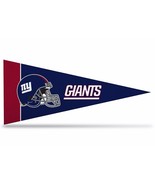 New York Giants NFL Felt Mini Pennant 4&quot; x 9&quot; Banner Flag Souvenir NEW - £2.91 GBP