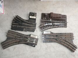 Lot of 4 Vintage O Lionel Assorted  Left and Right Switches for Parts or... - $23.76