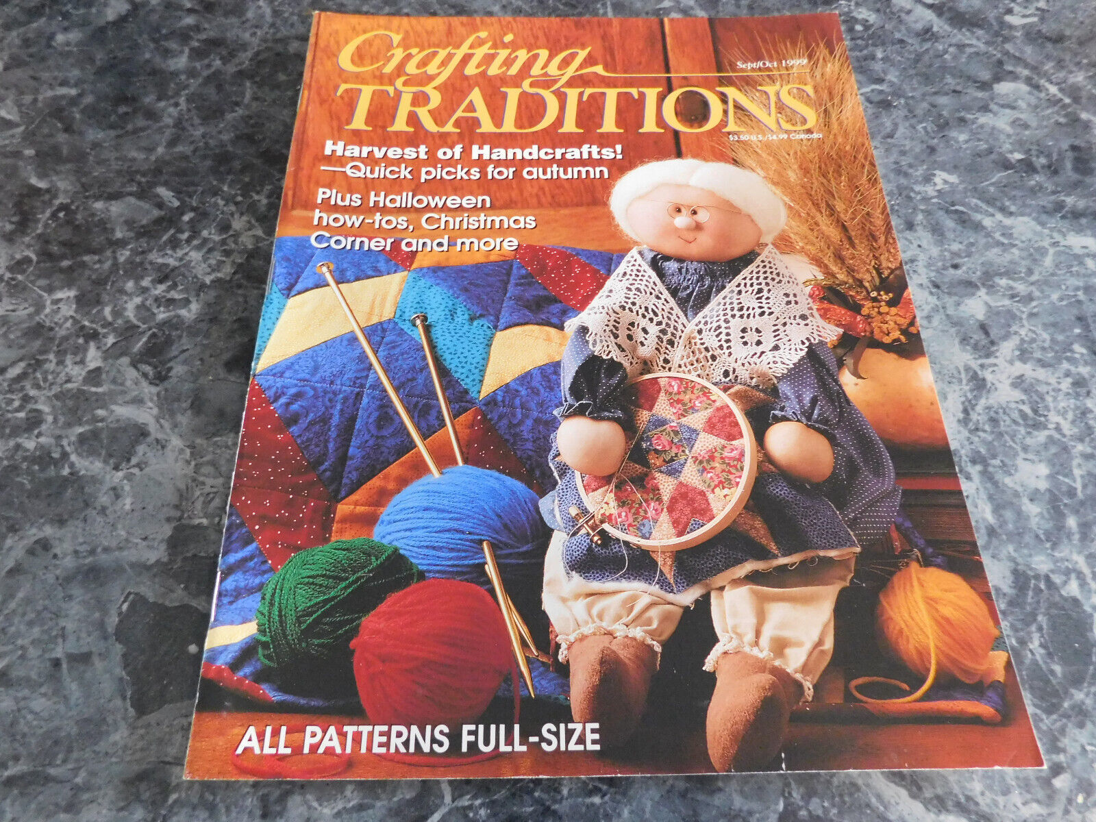 Primary image for Crafting Traditions Magazine September October 1999 Standing Scarecrow