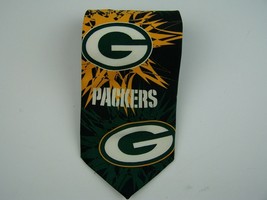 Green Bay Packers Neck Tie Burst Repeat 1998 Ralph Marlin &amp; Co - £21.95 GBP
