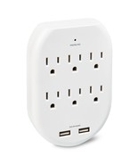 onn Surge Protector Wall Tap with 6 AC Outlets+2 USB Ports, 125 Volts 15... - $265.84 MXN