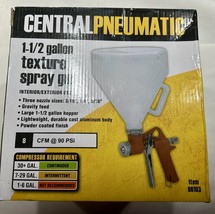 Central Pneumatic 1-1/2 Gallon Texture Spray Gun #66103 Paint Sprayer - $644.94 MXN