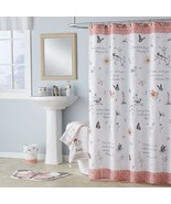 Faith Inspired Word Encouragement Fabric Shower Curtain, Biblical 70"x72" - NEW - $23.65