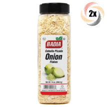 2x Pints Badia Onion Flakes Seasoning | 14oz | Gluten Free! | Cebolla Picada - £22.49 GBP