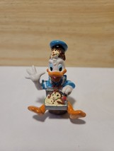 DONALD DUCK CHIP &amp; DALE IN LUNCH BOX 2” ACTION FIGURE DISNEY APPLAUSE TO... - $11.72
