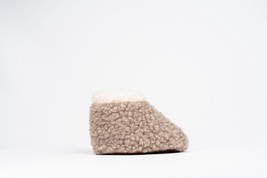 Inside White / Outside Light Brown Kids Sherpa Shoes- Soft New Zealand W... - $44.20