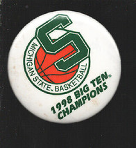 Michigan State Spartans  Basketball Big 10 Champions 1998-2 1/8 &quot; Diameter-ra... - £20.28 GBP