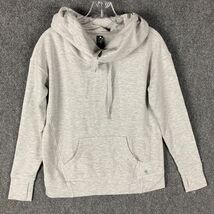 Yogalicious Sweatshirt Women&#39;s XS Polyester Blend Cowl Neck Gray Adults - $20.92 CAD