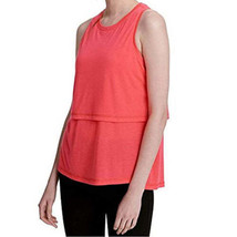 Calvin Klein Womens Performance Epic Tiered Tank Top Size X-Small Color Red - £30.77 GBP