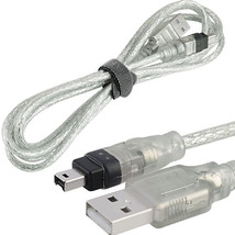 New 5Ft Usb To Firewire Ieee 1394 4 Pin Ilink Adapter Data Cable Usa - £12.58 GBP