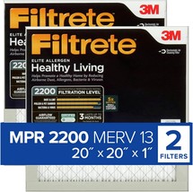Filtrete 20X20X1 Ac Furnace Air Filter, Merv, Actual Size 19.719X19.719X... - $42.99