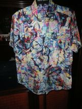 robert graham mens short sleeve medium shirt image 4