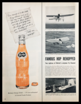 1955 Bireley&#39;s Non-Carbonated Orange Drink Vintage Print Ad - £11.14 GBP