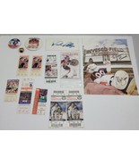 VTG Denver Broncos Ticket Stub Button Pinback Ring Signed Miles Mascot P... - $920.94 MXN