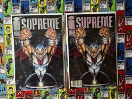 1992 Supreme #1-9 Lot of 11 Image Comics KEY 1st App Newsstand Rob Liefeld - £24.03 GBP