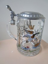 Compatible with Vintage Lidded Etched Glass Ducks/Geese Beer Stein ALWE ... - $1,968.14 MXN