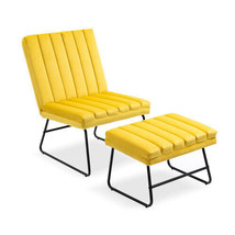 Yellow Modern Lazy Lounge Chair, Contemporary Single Leisure - £122.68 GBP
